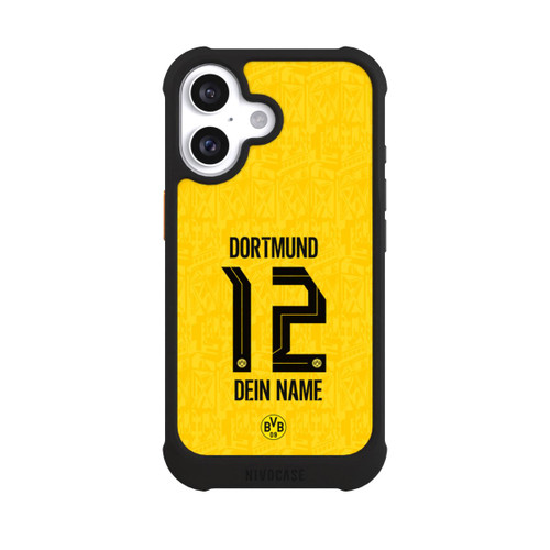 Apple iPhone 16 NIVOmax BVB Trikot Personalisierbar 26/27