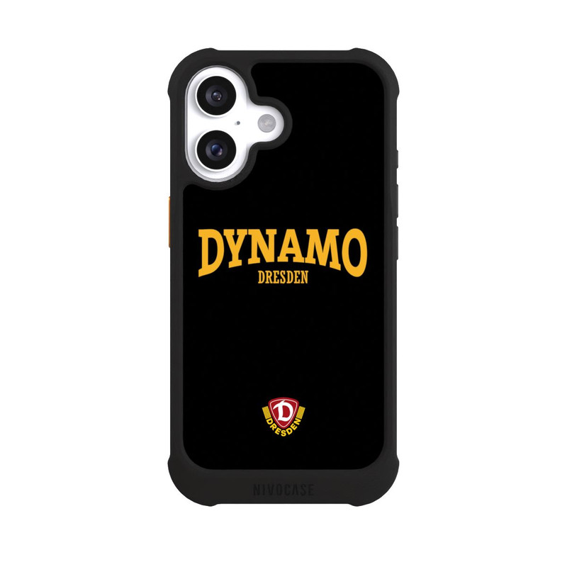iPhone 16 NIVOmax Dynamo Dresden Schwarz-Gelb