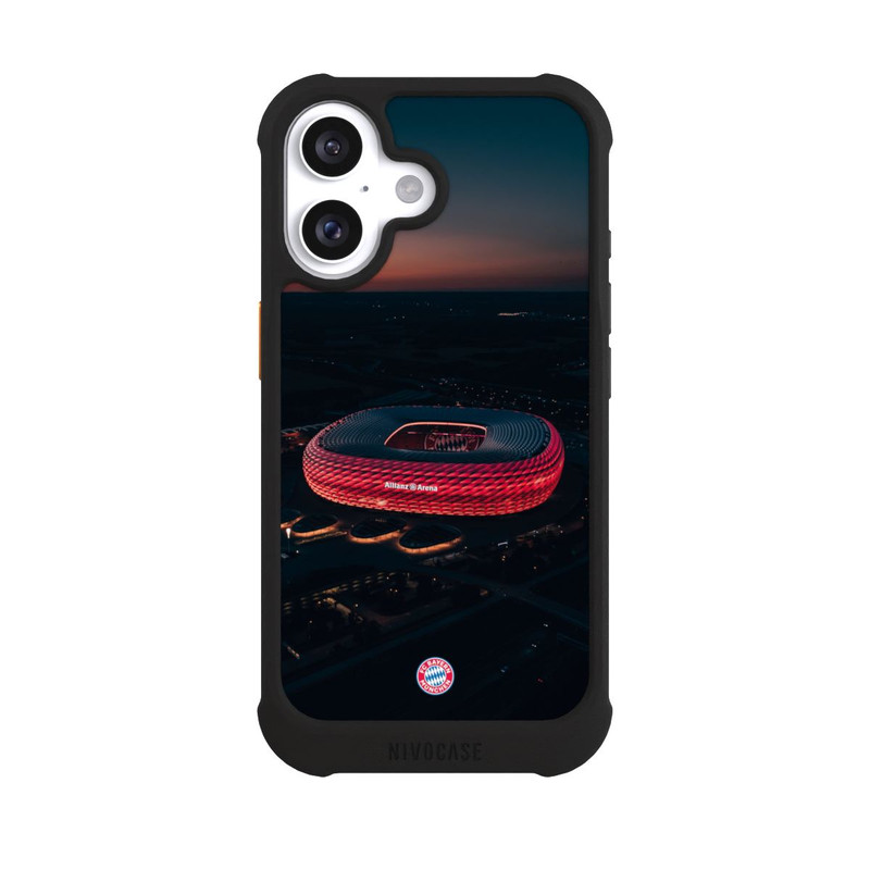 iPhone 16 NIVOmax FC Bayern Allianz Arena Nuit