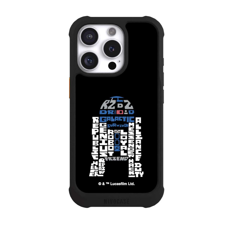 iPhone 16 Pro NIVOmax R2-D2 Typo Graphique