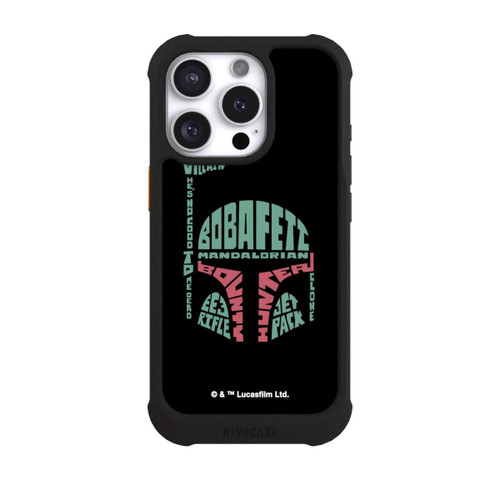 Apple iPhone 16 Pro NIVOmax Boba Fett Typo Grafisch