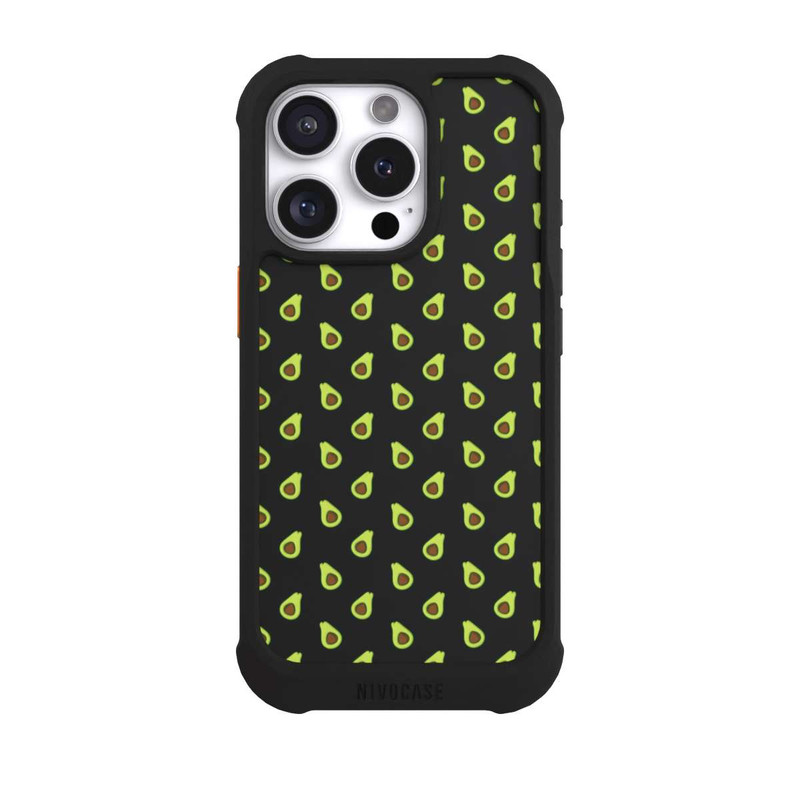 iPhone 16 Pro NIVOmax Avocado Muster 1 ohne Hintergrund