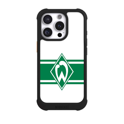 Apple iPhone 16 Pro NIVOmax Werder Stripes White