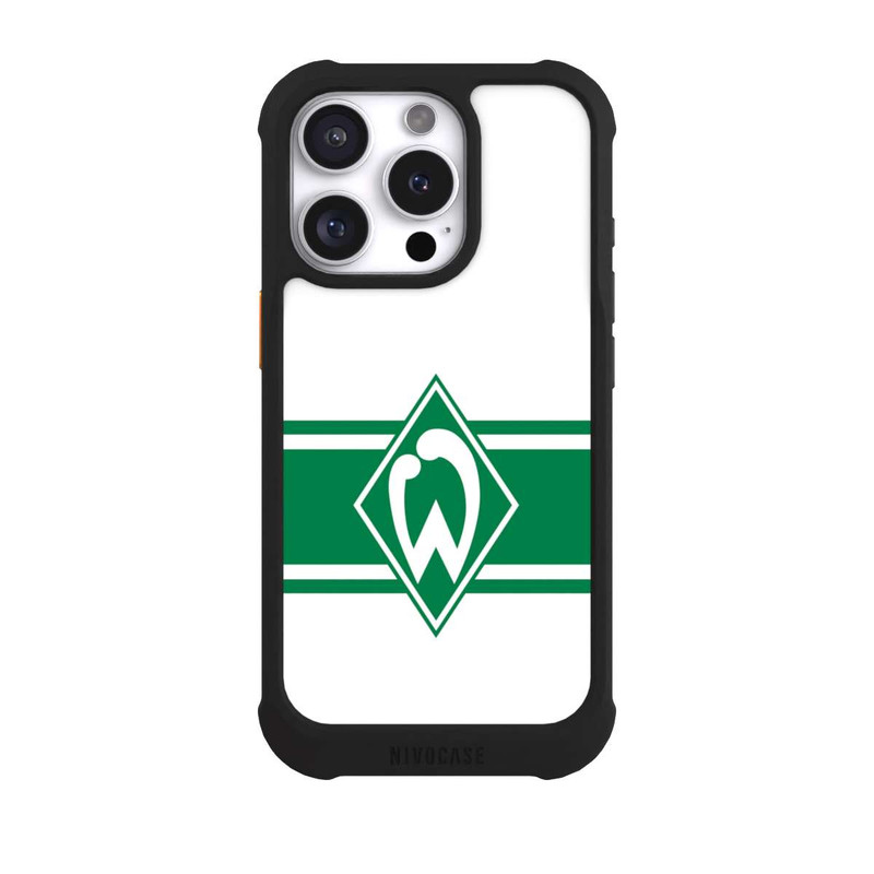 iPhone 16 Pro NIVOmax Werder Stripes White