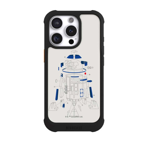 Apple iPhone 16 Pro NIVOmax R2D2 Explosionszeichung - StarWars 8