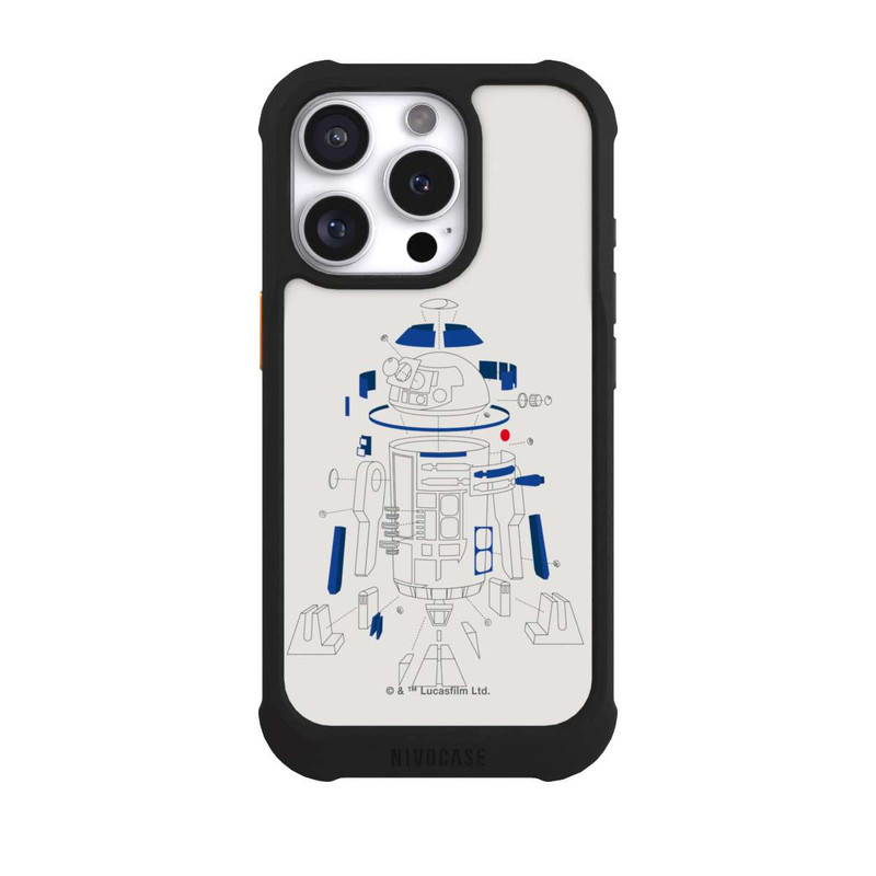 iPhone 16 Pro NIVOmax R2D2 Explosionszeichung - StarWars 8