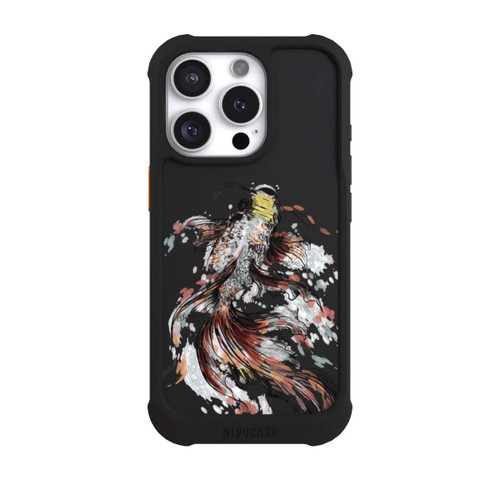Apple iPhone 16 Pro NIVOmax Koi (Watercolor) transparent
