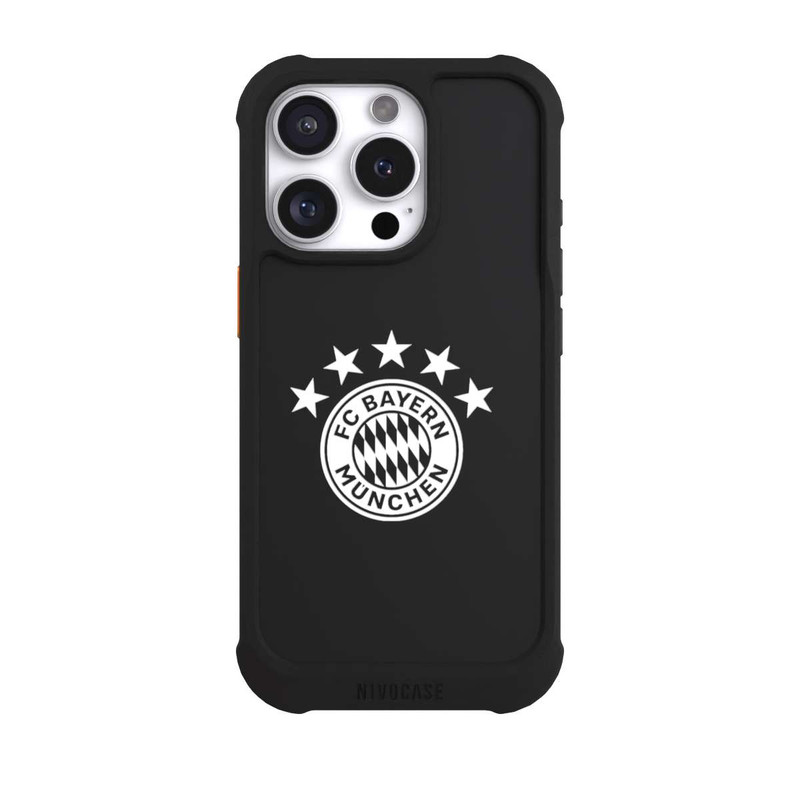 iPhone 16 Pro NIVOmax FCB Logo plain with stars - transparent
