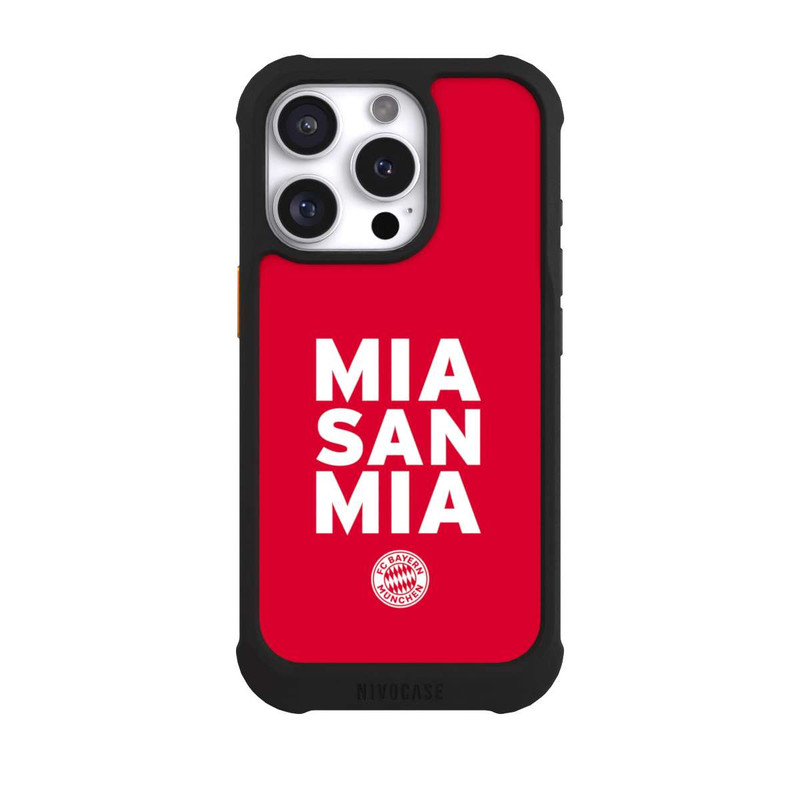 iPhone 16 Pro NIVOmax Mia San Mia FCB Rot