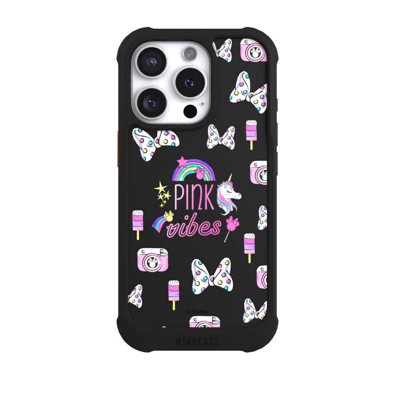 iPhone 16 Pro NIVOmax Pink Vibes Transparent