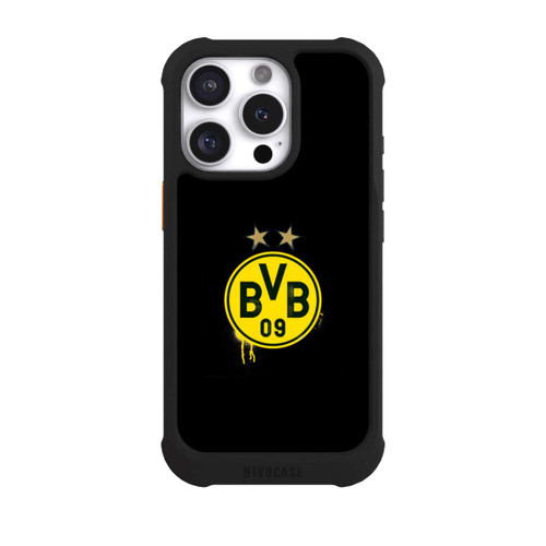 Apple iPhone 16 Pro NIVOmax Spraylogo 2 Sterne - BVB