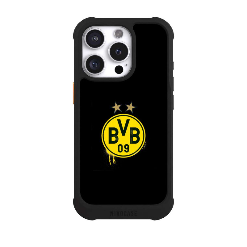 iPhone 16 Pro NIVOmax Spraylogo 2 Sterne - BVB