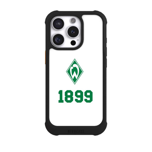 Apple iPhone 16 Pro NIVOmax 1899 Grün-Weiß Lebenslang Weiss - Werder Bremen