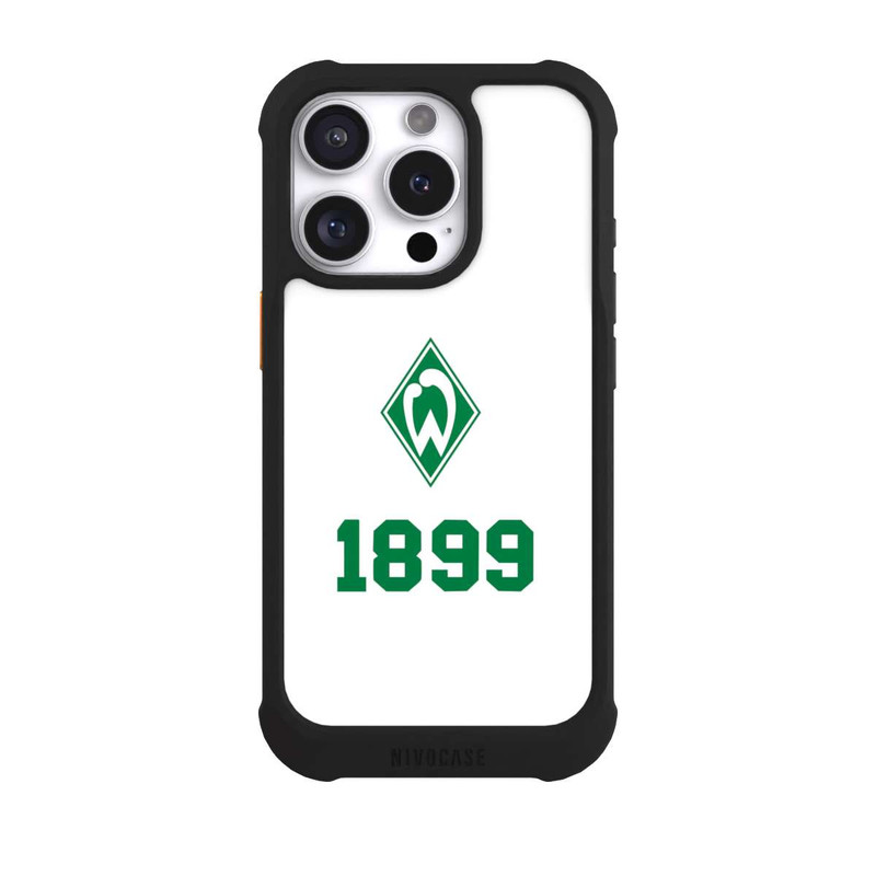 iPhone 16 Pro NIVOmax 1899 Grün-Weiß Lebenslang Weiss - Werder Bremen