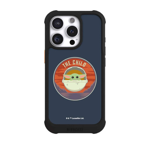 Apple iPhone 16 Pro NIVOmax The Child Badge bleu