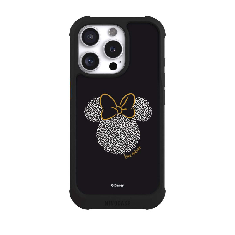 iPhone 16 Pro NIVOmax Minnie Noir et Blanc