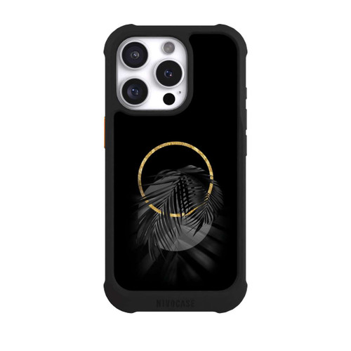Apple iPhone 16 Pro NIVOmax Black Tropical Leaf