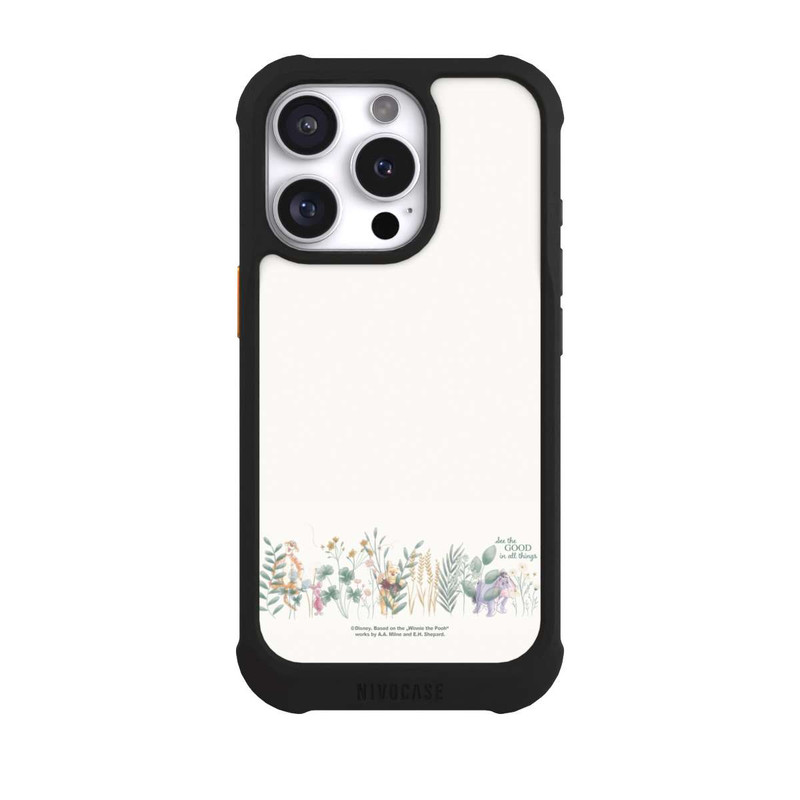 iPhone 16 Pro NIVOmax Winnie Puuh und seine Freunde hinter Eukalyptus