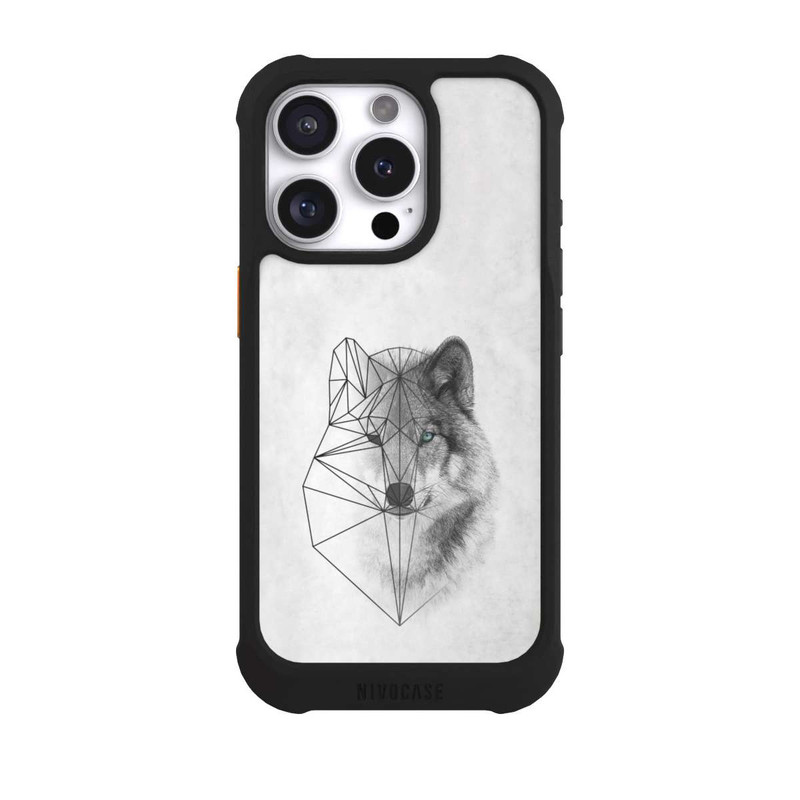 iPhone 16 Pro NIVOmax Polygonic Wolf