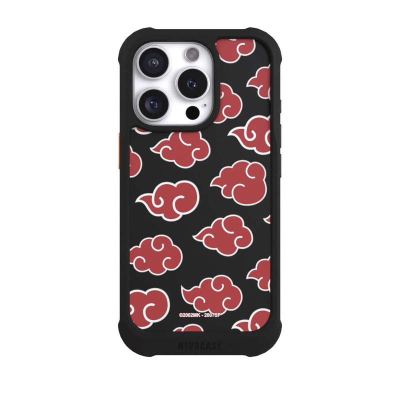 iPhone 16 Pro NIVOmax Akatsuki Pattern Transparent