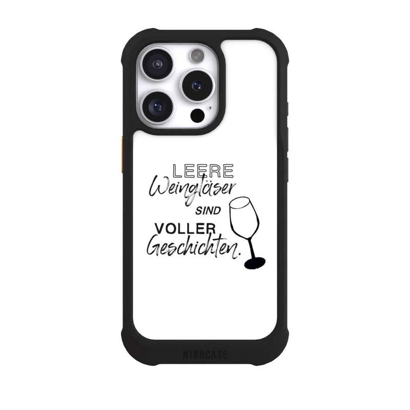 iPhone 16 Pro NIVOmax Leere Weingläser