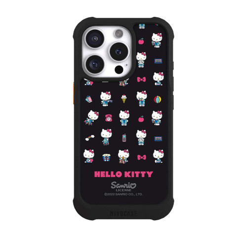 Apple iPhone 16 Pro NIVOmax Hello Kitty 90s Schwarz