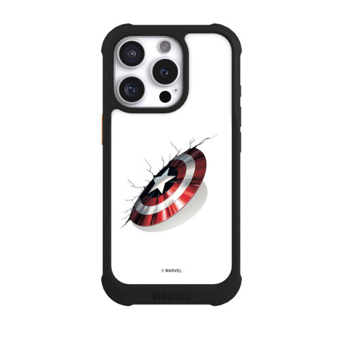 Apple iPhone 16 Pro NIVOmax Captain America Shield Crash