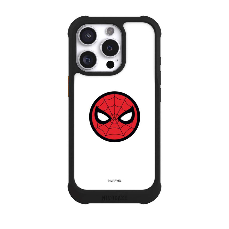 iPhone 16 Pro NIVOmax Spider-Man Badge Head