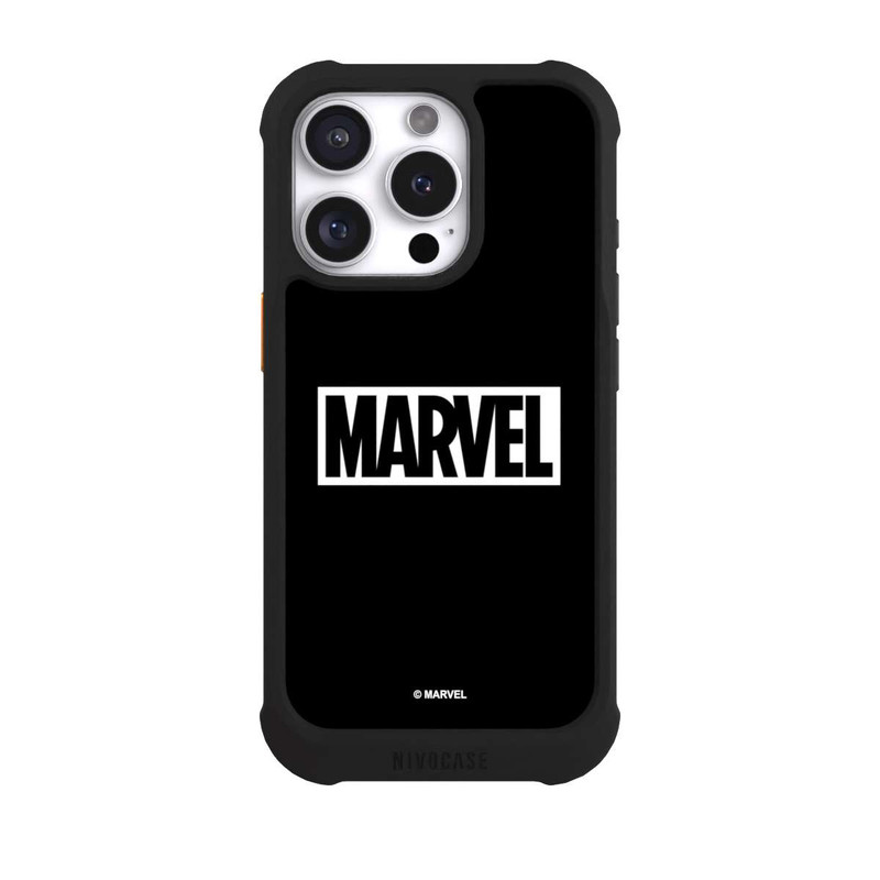 iPhone 16 Pro NIVOmax Marvel Logo Black