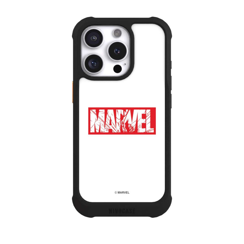 iPhone 16 Pro NIVOmax Marvel Logo Crushed
