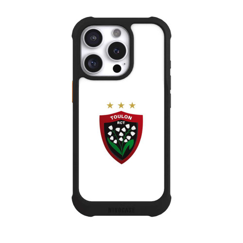 Apple iPhone 16 Pro NIVOmax Logo RC Toulonnais Blanc