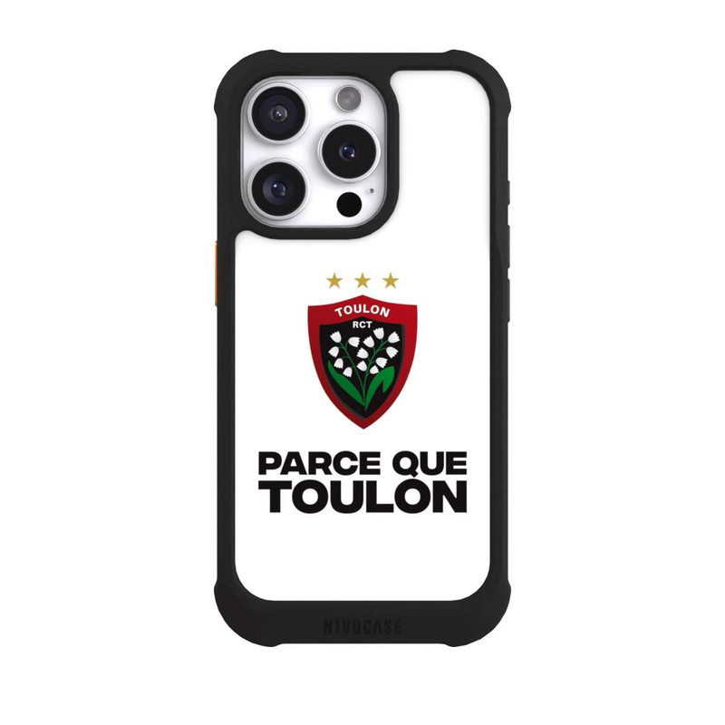 iPhone 16 Pro NIVOmax RC Toulonnais Blanc
