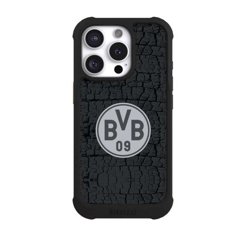 Apple iPhone 16 Pro NIVOmax BVB Trikot Kohle und Stahl