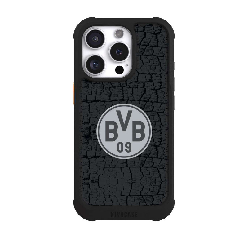 iPhone 16 Pro NIVOmax BVB Trikot Kohle und Stahl