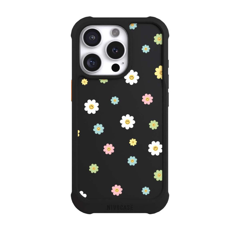iPhone 16 Pro NIVOmax Flower Power Small Transparent