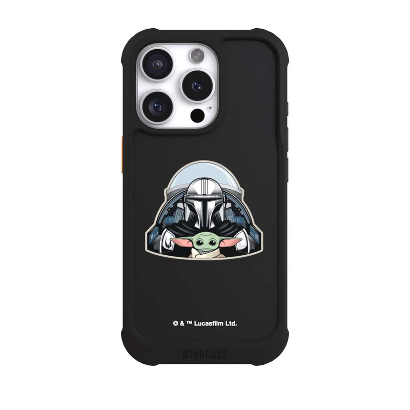 iPhone 16 Pro NIVOmax Mando et Grogu Transparent