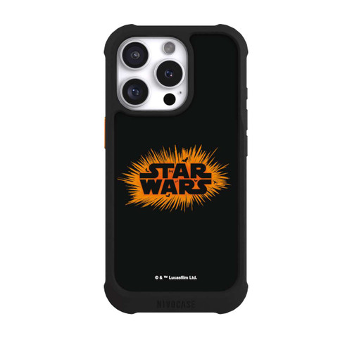 Apple iPhone 16 Pro NIVOmax Star Wars Logo Orange Halloween Explosion