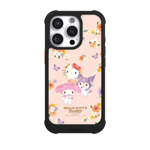 Apple iPhone 16 Pro NIVOmax Hello Kitty Frühlingsblumen