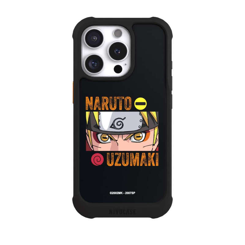 iPhone 16 Pro NIVOmax Naruto Uzumaki Gros plan