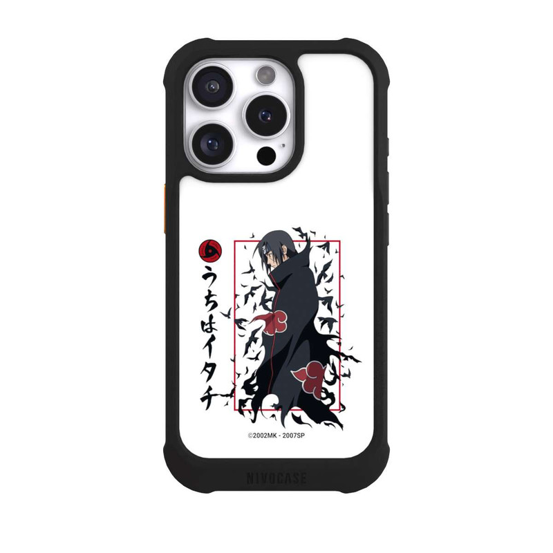 iPhone 16 Pro NIVOmax Les corbeaux Itachi blanche