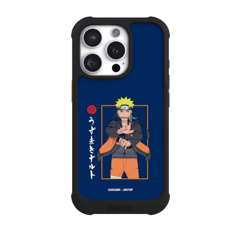 iPhone 16 Pro NIVOmax Naruto Kampfposition Blau