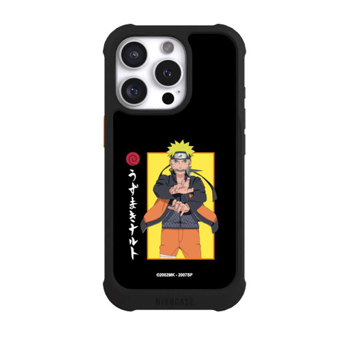 Apple iPhone 16 Pro NIVOmax Naruto Kampfposition Schwarz