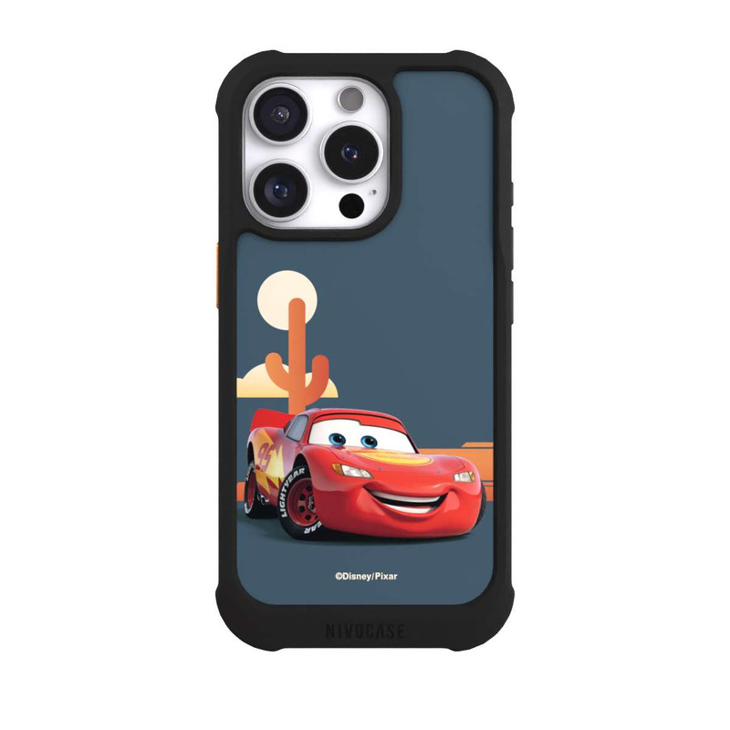 iPhone 16 Pro NIVOmax Disney Cars Lightning McQueen Open Road
