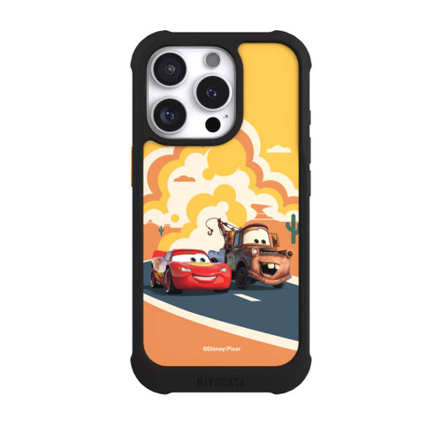 Apple iPhone 16 Pro NIVOmax Disney Cars Lightning McQueen Und Hook on the Road