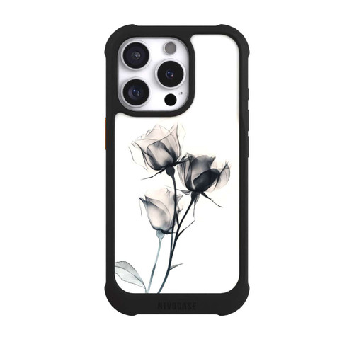 Apple iPhone 16 Pro NIVOmax Schwarze Blume