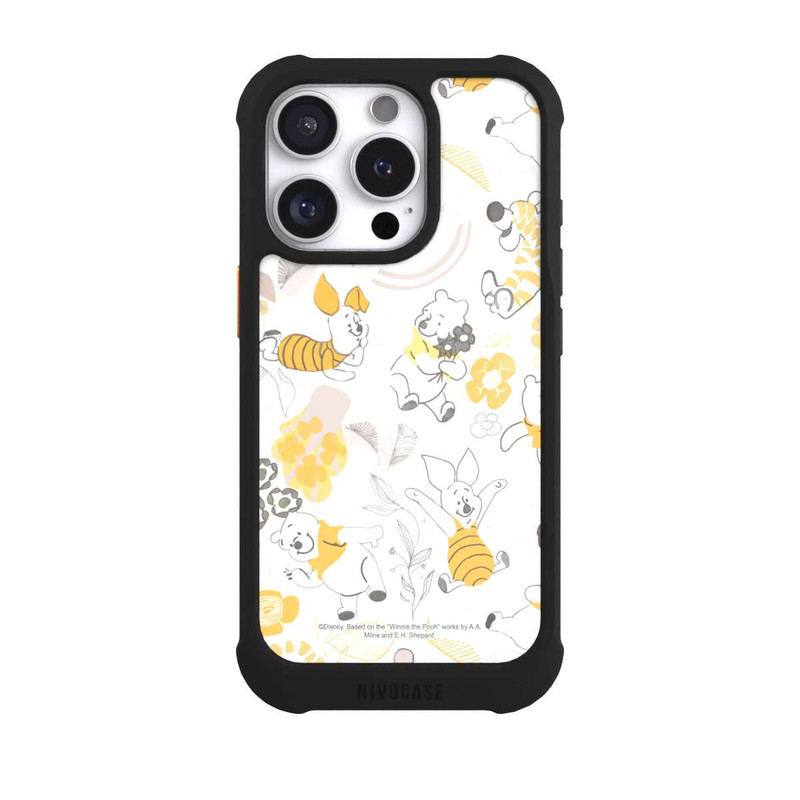 iPhone 16 Pro NIVOmax Winnie the Pooh Spring Pattern