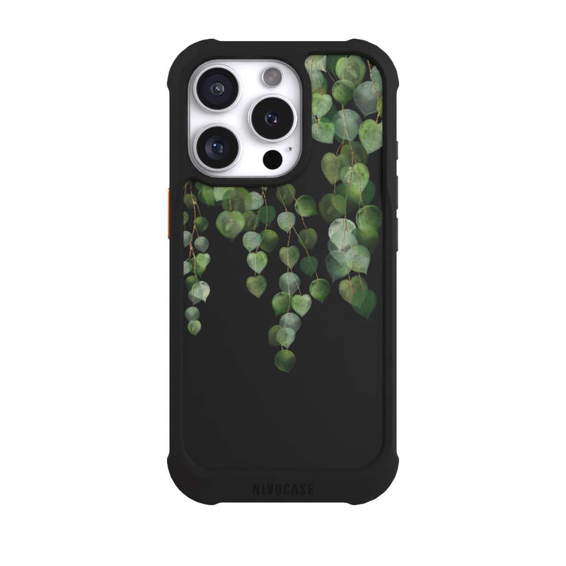 iPhone 16 Pro NIVOmax Eucalyptus Hanging Watercolor Transparent