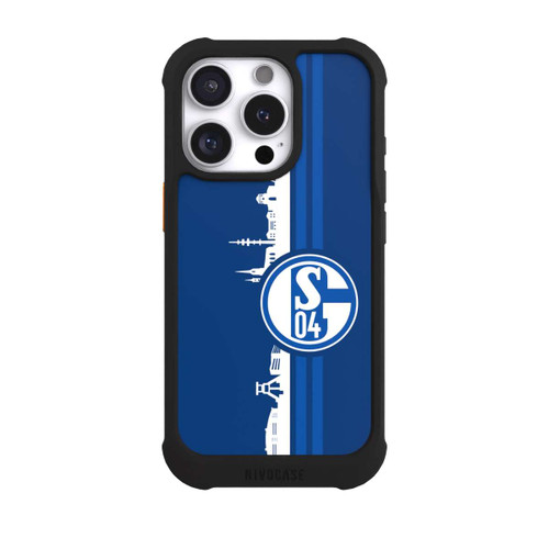 Apple iPhone 16 Pro NIVOmax Schalke 04 Skyline Blau