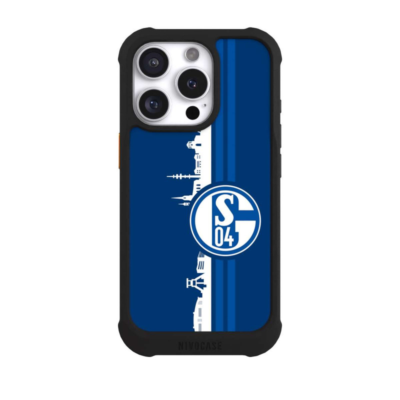 iPhone 16 Pro NIVOmax Schalke 04 Skyline Blau
