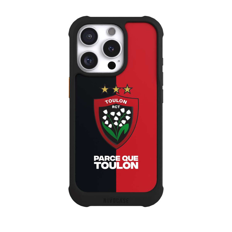 iPhone 16 Pro NIVOmax RCT Logo Rouge Noir